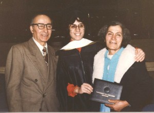 Martin and Arpy at Brenda Avadian Graduation 