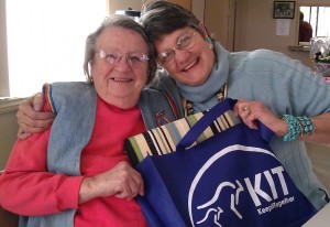 Kathleen Parenteau, TCV Guest Reviewer with her mom, Colleen (left)