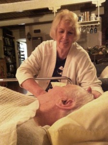 TCV's Caregiver of the Month, Mabel Ann Romick, cares for her husband