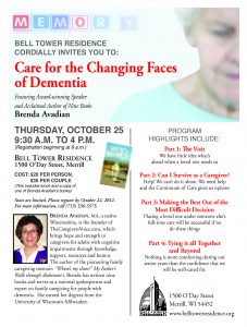 Care for the Changing Faces of Dementia Dementia - Bell Tower Residence